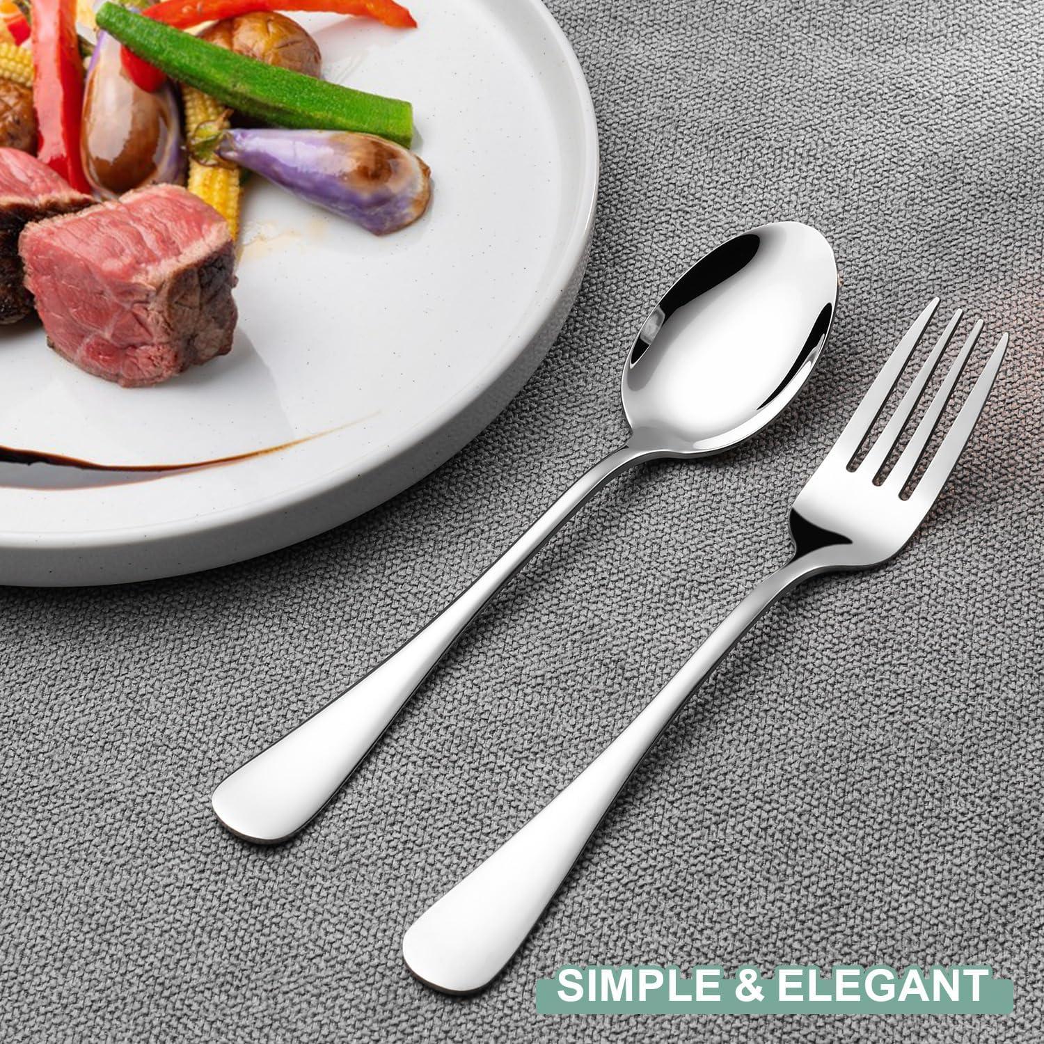 image12Piece Teaspoons Efar 67 Inches Stainless Steel Small Spoons for Home Kitchen Restaurant Mirror Polished amp Dishwasher SafeRound Handle