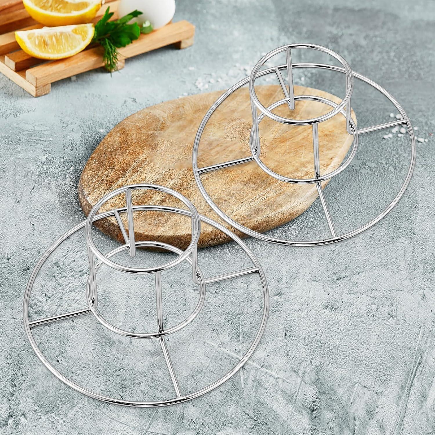 imageEfar Beer Can Chicken Holder for Grill Smoker Oven Vertical Stainless Steel Beer Butt Chicken Stand for Whole Chicken Roaster Food Grade amp NonToxic Rack for Tender and Juicy Chicken2 Racks