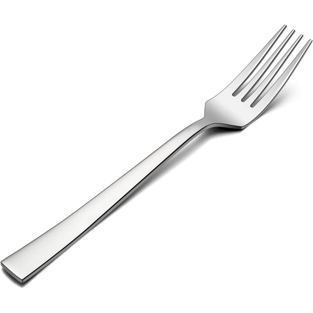 imageDinner Forks Set of 6 Efar 79 Inch Stainless Steel Forks for Home Kitchen or Restaurant Nontoxic amp Mirror Polished Squared Edge amp Dishwasher Safe67 Inches