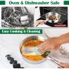 E-far 10-Piece Stainless Steel Cookware Set, Induction Pots and Pans Set with Tri-Ply Base, Non-toxic Kitchen Cooking Set w/Frying Pan, Saucepan, Saute Pan, Stockpot with Lids, Oven & Dishwasher Safe