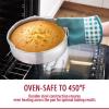 E-far 6 Inch Cake Pan Set of 3, Stainless Steel Round Smash Cake Baking Pans Tins, Non-Toxic & Healthy, Mirror Finish & Dishwasher Safe(4 6 8 Inch)