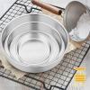 E-far 6 Inch Cake Pan Set of 3, Stainless Steel Round Smash Cake Baking Pans Tins, Non-Toxic & Healthy, Mirror Finish & Dishwasher Safe(4 6 8 Inch)