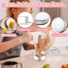 E-far 8 Inch Cake Pan Set of 2, Stainless Steel Round Baking Pans Tins Mold – Non-Toxic & Leak-Proof for Birthday Wedding Layer Tiered Cake, Easy Clean & Dishwasher Safe(5 Inch)