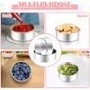 E-far 8 Inch Cake Pan Set of 2, Stainless Steel Round Baking Pans Tins Mold – Non-Toxic & Leak-Proof for Birthday Wedding Layer Tiered Cake, Easy Clean & Dishwasher Safe(5 Inch)