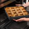 E-far 8×8 Inch Square Baking Pan with Lid Set, Nonstick Square Cake Pans Metal Bakeware for Oven Cooking Lasagna Brownies, Stainless Steel Core & Easy Release, 4 Pieces(2 Pans+2 Covers)(2 pans+2 lids)