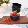 E-far 9.5 Inch Cake Pan Set of 3, Nonstick Round Baking Layer Cake Pans, Stainless Steel Core & Non-Toxic Coating, 2 Inch Deep (Black)(4 Inches)