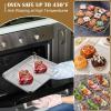 E-far Baking Sheet with Wire Rack (2 Pans + 2 Racks), Stainless Steel Cookie Sheets Pan & Cooling Rack for Baking Cookies Cake, Non Toxic & Heavy Duty, Oven & Dishwasher Safe, 12.4 x 9.7 x 1 Inch(12.4”x9.7”)