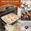 E-far Baking Sheet with Wire Rack (2 Pans + 2 Racks), Stainless Steel Cookie Sheets Pan & Cooling Rack for Baking Cookies Cake, Non Toxic & Heavy Duty, Oven & Dishwasher Safe, 12.4 x 9.7 x 1 Inch(10.5”x8.3”)