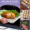 E-far Baking Sheet with Wire Rack (2 Pans + 2 Racks), Stainless Steel Cookie Sheets Pan & Cooling Rack for Baking Cookies Cake, Non Toxic & Heavy Duty, Oven & Dishwasher Safe, 12.4 x 9.7 x 1 Inch(20”x14”)