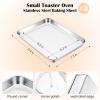 E-far Cookie Sheet for Baking, 18”x13” Stainless Steel Baking Sheet Pan for Oven, Large Non Toxic Metal Baking Tray for Cake Cookies, Healthy & Rust Free, Mirror Finish & Dishwasher Safe, 1 Pack(3)