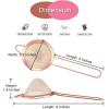 E-far Fine Mesh Strainer Set of 2, 3.3 Inches Stainless Steel Tea Strainer with Long Handle, Small Conical Mesh Strainers Sieve for Cocktail Coffee Food, Rust Proof & Easy to Clean (Silver)(Copper-2)
