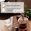 E-far Fine Mesh Strainer Set of 2, 3.3 Inches Stainless Steel Tea Strainer with Long Handle, Small Conical Mesh Strainers Sieve for Cocktail Coffee Food, Rust Proof & Easy to Clean (Silver)(Copper-2)
