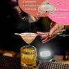 E-far Fine Mesh Strainer Set of 2, 3.3 Inches Stainless Steel Tea Strainer with Long Handle, Small Conical Mesh Strainers Sieve for Cocktail Coffee Food, Rust Proof & Easy to Clean (Silver)(Copper-2)