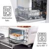 E-far Loaf Pan for Baking Bread, 9 x 5 Inch Stainless Steel Baking Loaf Pan, Metal Bakeware for Bread Meatloaf Cake Brownies, Healthy & Non Toxic, Brushed Finish & Easy Release, Oven & Dishwasher Safe(2)
