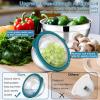 E-far Mixing Bowls Set of 5, Stainless Steel Salad Mixing Bowl with Transparent Lid, Metal Nesting Bowl Attach with 3 Graters for Kitchen Prepping/Serving/Baking/Storage, 4.6/2.6/1.5/1/0.7 QT – Black(Teal Blue)