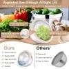 E-far Mixing Bowls Set of 5, Stainless Steel Salad Mixing Bowl with Transparent Lid, Metal Nesting Bowl Attach with 3 Graters for Kitchen Prepping/Serving/Baking/Storage, 4.6/2.6/1.5/1/0.7 QT – Black(Khaki)