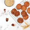E-far Stainless Steel Baking Sheet with Wire Rack Set, 16” x 12” Cookie Sheet Baking Pan for Oven, Rimmed Large Metal Tray with Cooling Rack for Cooking Roasting, Non-Toxic & Dishwasher Safe(9.3″x7.3″)