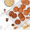 E-far Stainless Steel Baking Sheet with Wire Rack Set, 16” x 12” Cookie Sheet Baking Pan for Oven, Rimmed Large Metal Tray with Cooling Rack for Cooking Roasting, Non-Toxic & Dishwasher Safe(12.5″x9.5″)