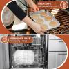 E-far Stainless Steel Baking Sheet with Wire Rack Set, 16” x 12” Cookie Sheet Baking Pan for Oven, Rimmed Large Metal Tray with Cooling Rack for Cooking Roasting, Non-Toxic & Dishwasher Safe(10.5″x8″)