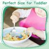 E-far Stainless Steel Kids Forks, 6-Piece Toddlers Forks Safe for Preschooler/Children, Hammered Adult look & Small Size, Rust Free & Dishwasher Safe(Animal Forks)