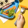 E-far Stainless Steel Kids Forks, 6-Piece Toddlers Forks Safe for Preschooler/Children, Hammered Adult look & Small Size, Rust Free & Dishwasher Safe(Hammered Fork)