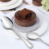 E-far Stainless Steel Teaspoons Set of 12, 6.7 Inch Pearled Edge Small Dessert Tea Spoons Silverware for Home, Kitchen and Restaurant, Non-toxic, Mirror Polished, Dishwasher Safe(7.9inches)