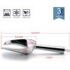 Mini Scoop Set of 8, E-far 3 Ounce Stainless Steel Scoops for Ice Cube/Candy/Flour/Sugar, Metal Utility Scoops for Weddings, Dessert Buffet, Canisters, Food Grade & Rust Free, Easy Clean & Dishwasher(Silver)