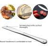 Silverware Set Service for 2, E-far 10-Piece Stainless Steel Flatware Set Cutlery Sets, Include Knife/Fork/Spoon, Simple & Classic Design, Easy Clean & Dishwasher Safe(Simple)