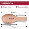 Spoon Rest Set of 2, E-far Stainless Steel Spoon Ladle Holder Spatula Rest for Kitchen Stove Top, Large Size & Dishwasher Safe(Copper)