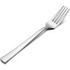 Dinner Forks Set of 6, E-far 7.9 Inch Stainless Steel Forks for Home, Kitchen or Restaurant, Non-toxic & Mirror Polished, Squared Edge & Dishwasher Safe(6.7 Inches)