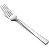 Dinner Forks Set of 6, E-far 7.9 Inch Stainless Steel Forks for Home, Kitchen or Restaurant, Non-toxic & Mirror Polished, Squared Edge & Dishwasher Safe(7.9 Inches)