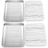 E-far 12.4”x9.7” Cookie Sheet Broiling Pan