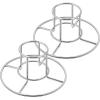E-far Beer Can Chicken Holder for Grill Smoker Oven, Vertical Stainless Steel Beer Butt Chicken Stand for Whole Chicken Roaster, Food Grade & Non-Toxic Rack for Tender and Juicy Chicken(2 Racks)