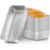 E-far Loaf Pan for Homemade Bread-2 Pack, 12” x 5” Large Stainless Steel Loaf Pans, Long Metal Bread Baking Mold for Banana Cake Meatloaf Sourdough Lasagna, Nontoxic & Dishwasher Safe(10)