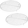 E-far Round Cooking Racks – Size 7½” & 9” & 10½” – Stainless Steel Round Steaming Baking Cooling Rack Set of 3, Multi-Purpose for Canning Air Fryer Pressure Cooker, Dishwasher Safe(10.5″)