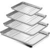 E-far Stainless Steel Rimmed Cookie Sheet