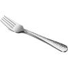 Hammered Dinner Forks Set, E-far 6-Piece Stainless Steel Salad Flatware Forks Use for Home, Kitchen, Restaurant, Round Edge & Mirror Polished, Dishwasher safe – 7.9 Inches(6.7 Inches)