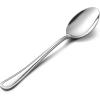 Teaspoon Set of 12, E-far 6.7 Inch Stainless Steel Spoons for Kitchen or Restaurant, Non-toxic & Mirror Polished, Easy to Clean & Dishwasher Safe(7.9 Inches – Lines)