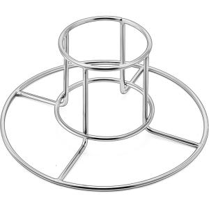 E-far Beer Can Chicken Holder for Grill Smoker Oven, Vertical Stainless Steel Beer Butt Chicken Stand for Whole Chicken Roaster, Food Grade & Non-Toxic Rack for Tender and Juicy Chicken(1 Rack)