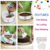 E-far 9½-inch Cake Pan with Rack Set, Stainless Steel Round Cake Pans and Baking Cooling Racks, Non Toxic & Healthy, Mirror Polished & Dishwasher Safe – 4 Pieces (2 Pans + 2 Racks)(6″ Cake Pan Set of 2)