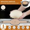 E-far Pre-Seasoned Cast Iron Dutch Oven, 5 Quart 2 in 1 Dutch Oven Pot with Skillet Lid and Silicone Bread Sling, Ideal for Bread Baking, Cooking, Stewing, Frying, Induction & Oven Safe – Black(Black)