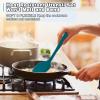 E-far Silicone Cooking Utensils Set, 24Pcs Heat Resistant Kitchen Utensil with Holder, Silicone Kitchen Tools with Spatula Turner Spoon Tongs Whisk, Non-Toxic & Dishwasher Safe (Black)(Colorful)