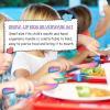 E-far 12-Piece Kids Silverware, Stainless Steel Toddler Preschooler Utensils with Adult Look, Hammered Flatware Includes 4 Forks 4 Spoons 4 Knives, Safe for Self Feeding, Non-Toxic & Dishwasher Safe(Rainbow)