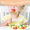 E-far 12-Piece Toddler Silverware, Stainless Steel Kids Utensils Forks and Spoons, Children Safe Mirror Polished Metal Cutlery Set for Self Feeding, 6 Forks & 6 Spoons(Rainbow)(Gold)