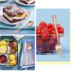 E-far 6-Piece Kids Silverware, Stainless Steel Toddler Utensils Safe for Preschooler/Children, Includes 2 Kids Forks 2 Spoons 2 Knife, Slimline Adult Look & Small Size, Rust Free & Dishwasher Safe(Copper)