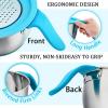 E-far Stainless Steel Mixing Bowls with Lids, Metal Mixing Bowl Set with 3 Graters, Long Handle, Pour Spout, Non-Slip Bottom & Stackable, Great for Cooking, Baking, Prepping, Set of 3-5/3/1.5 QT