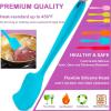Silicone Spatula Set, E-far 9 PCS Heat Resistant Rubber Spatulas Kitchen Utensils for Nonstick Cookware Baking Cooking Mixing, Seamless & Flexible, Vibrant Colored & Dishwasher Safe
