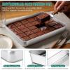E-far Lasagna Pan, Stainless Steel Rectangular Baking Pan, 12⅓x9¾x2 Inch Sheet Cake Pan Metal Bakeware Oven Tray for Brownie Casserole, No-Toxic & Heavy Duty, Rust-Resistance & Dishwasher Safe(12.2×9.5)