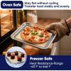 E-far Small Silicone Baking Mats, 2-Pack Nonstick Reusable Silicone Mat for Toaster Oven Pan Baking Cookie, Fit 7.5×10” Rectangle Sheet Tray for Steak, Food Grade & Heat-Resistant, Easy Clean, Gray(8.3×6 inch)