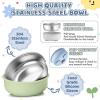 E-far Stainless Steel Baby Bowls with Suction, 4 Pack Removable Colorful Silicone Sleeve Toddlers Kids Bowl, Non-Toxic Snack Container for Baby Food Feeding, Non-Slip & Unbreakable, Dishwasher Safe